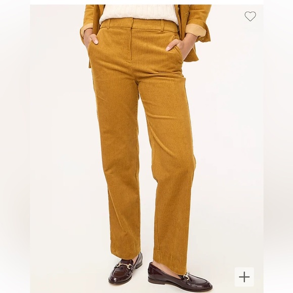 J. Crew Wide Leg Corduroy Pant in Cream NWT - Picture 4 of 10